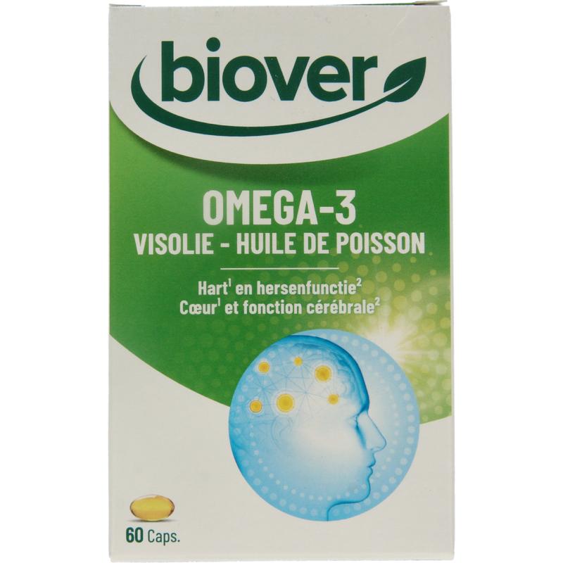 Omega 3 Visolie 60ca Biover eFarma Apotheek En Drogist