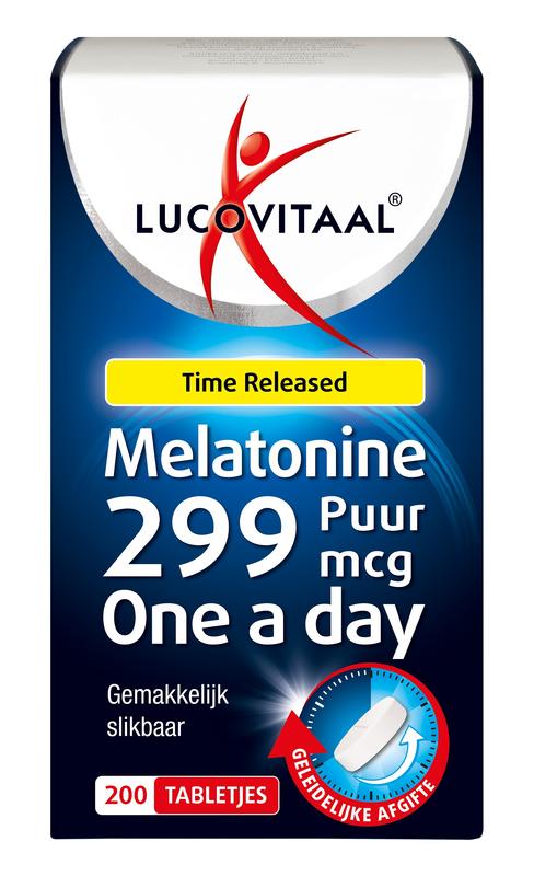 Lucovitaal Melatonine Puur Time Released Tb 299mcg