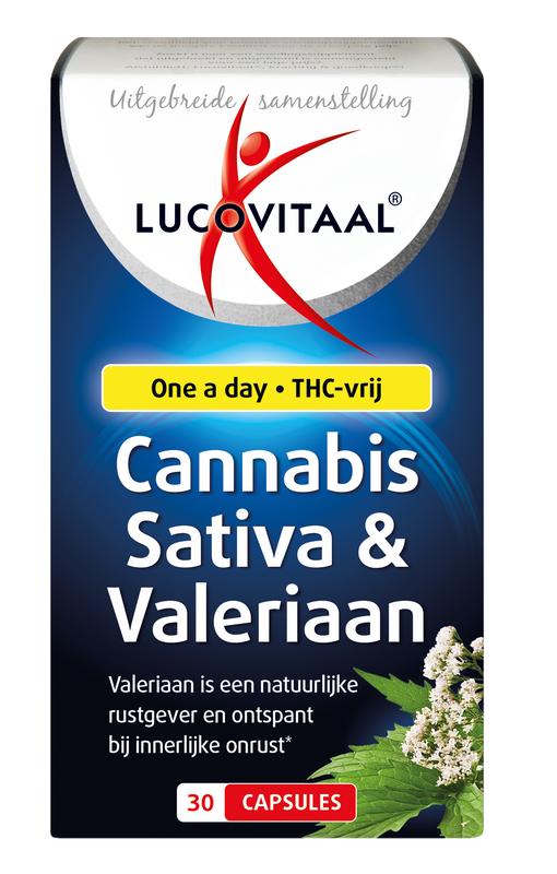 Lucovitaal Cannabis Sativa & Valeriaan Capsule