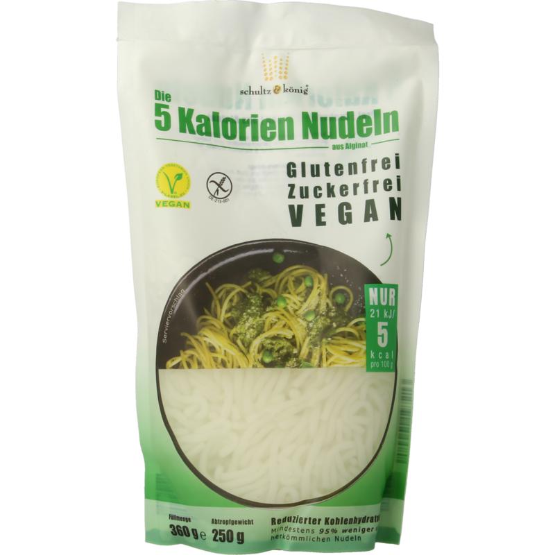 5 Kalorien Nudeln Seetang-Alginat