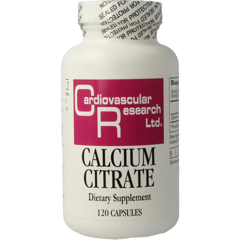 Cardiovascular Research Calcium Citrate Capsule