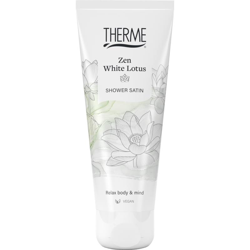 Shower Satin Zen White Lotus