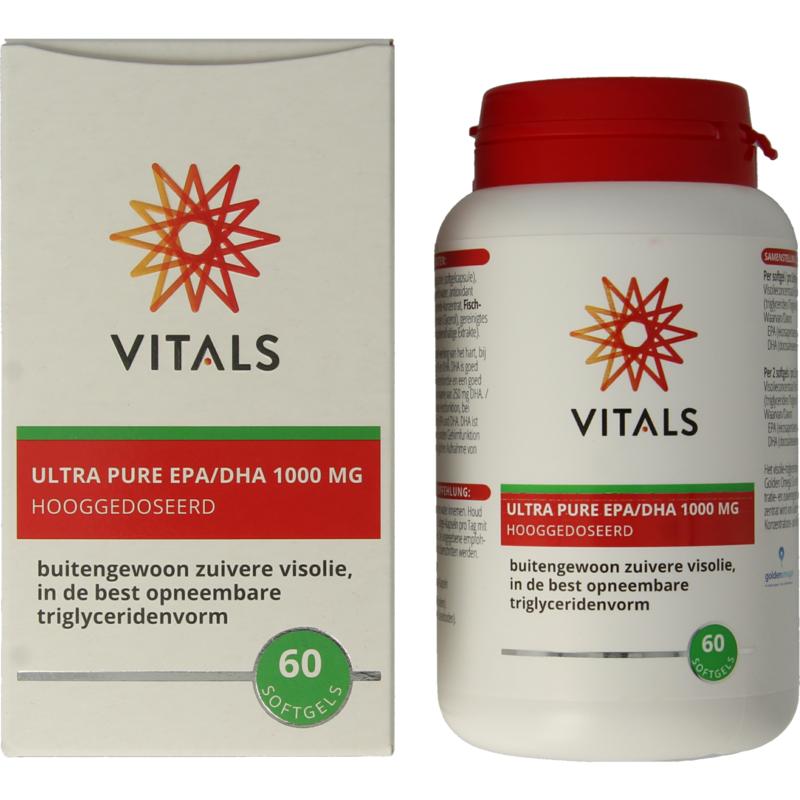 Vitals Ultra Pure Epa/Dha Softgel Capsule 1000mg