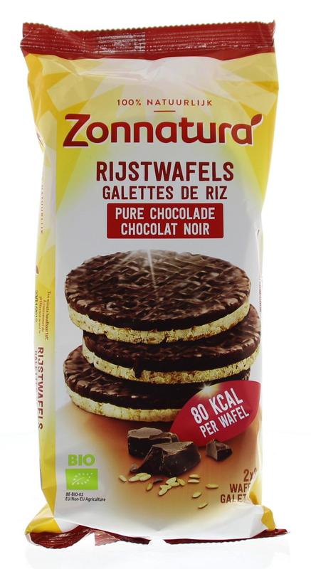 Rijstwafels Choco Puur Zon
