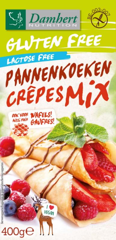 Pannenkoeken en Wafelmix Gluten- & Lactosevrij Bio