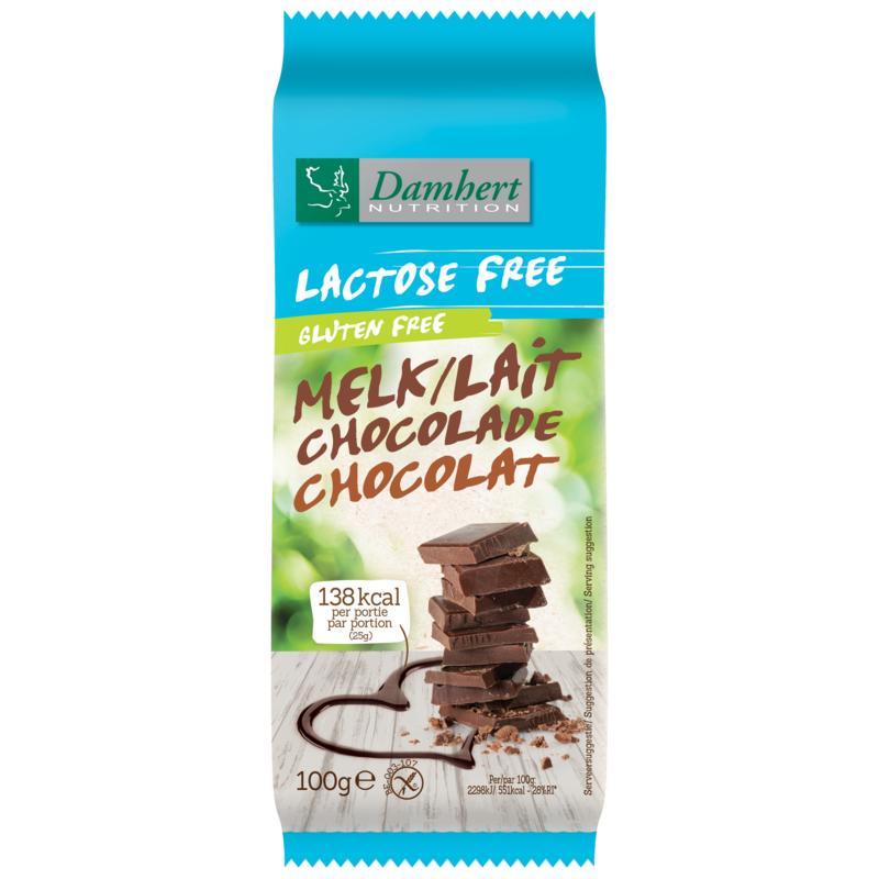 Damhert Gluten & Lactose Free Chocoladetablet Melk
