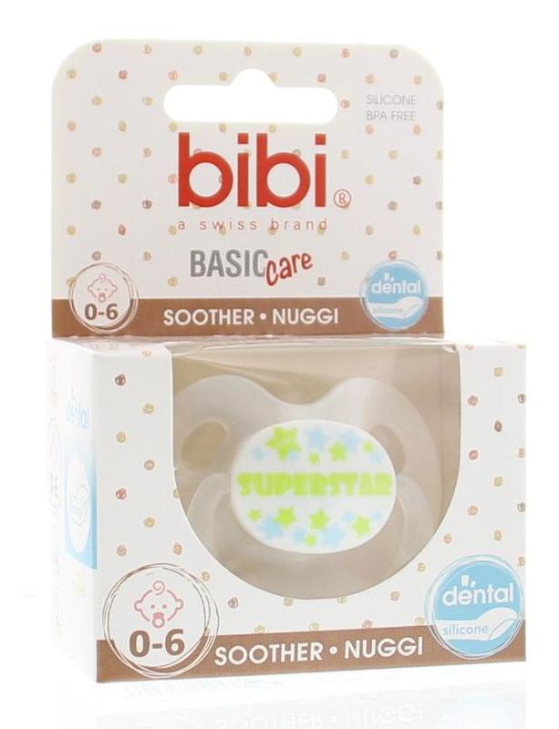 Bibi Basiccare Fopspeen Superstar 0- 6mnd