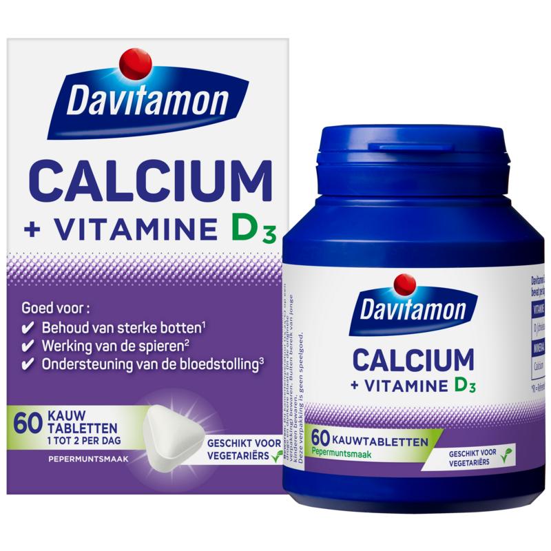 Davitamon Calcium Kauwtablet +Vit D Mint