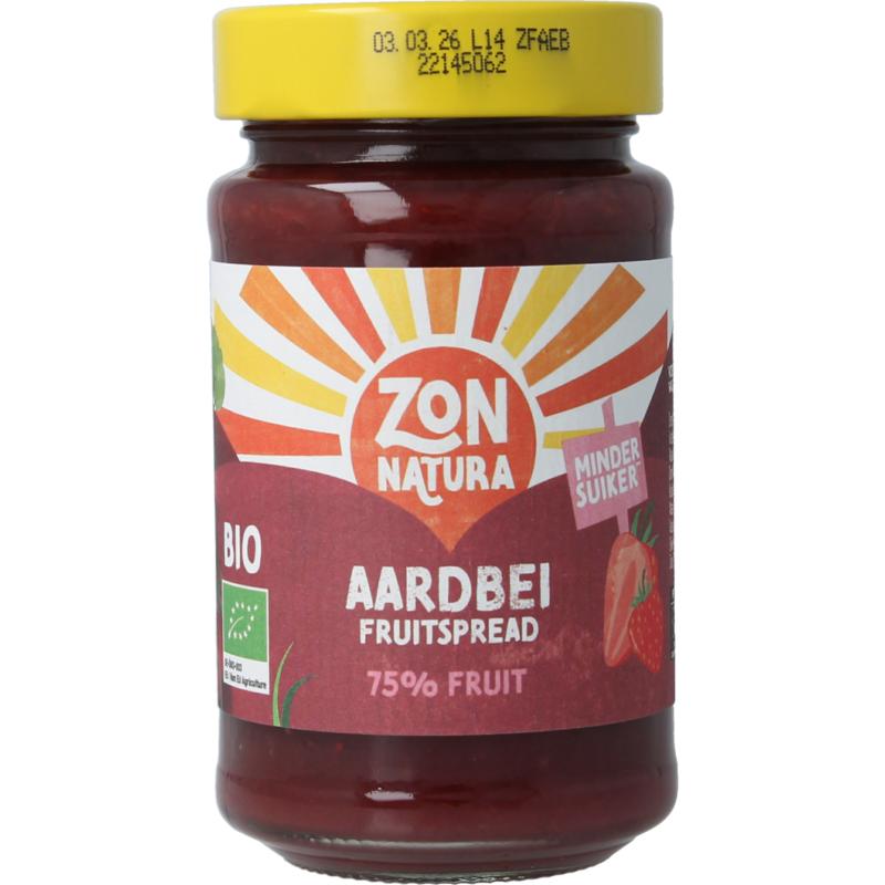 Fruitspread Aardbei 75% Bio
