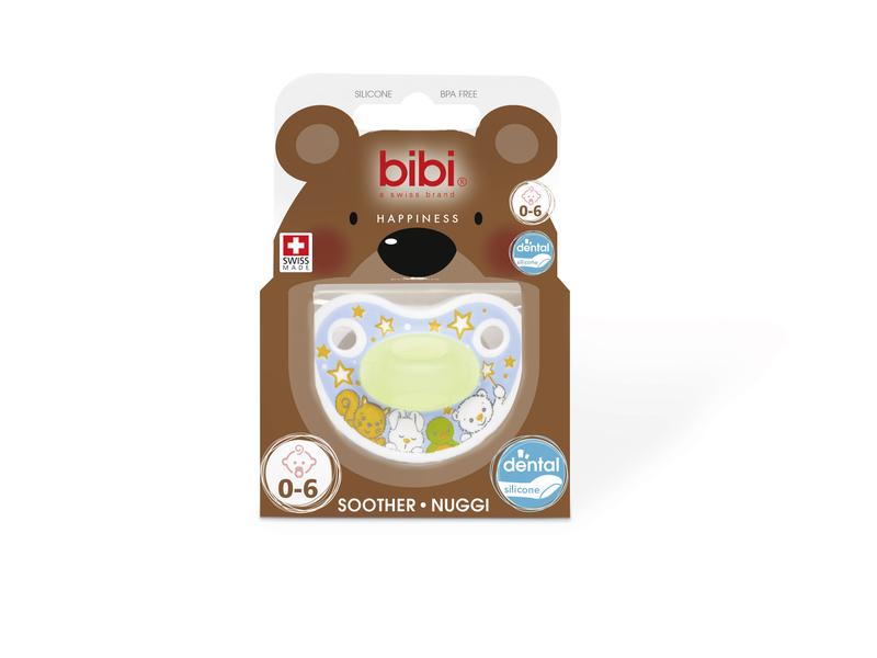 Bibi Happiness Fopspeen Glow In The Dark 0- 6 Maanden