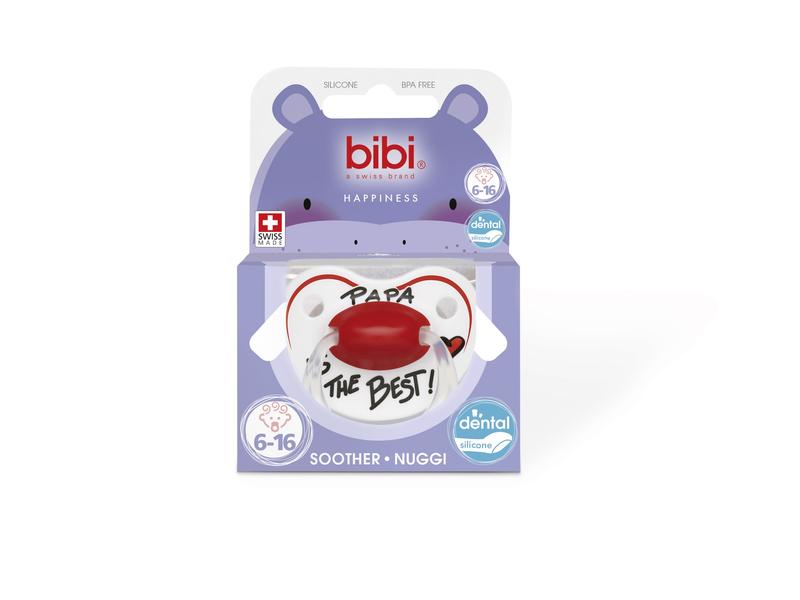 Bibi Happiness Fopspeen Papa 6-16 Maanden