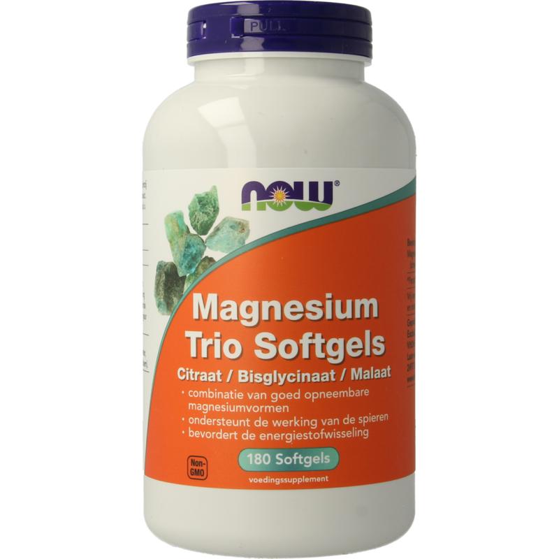 Now Magnesium Trio Softgel