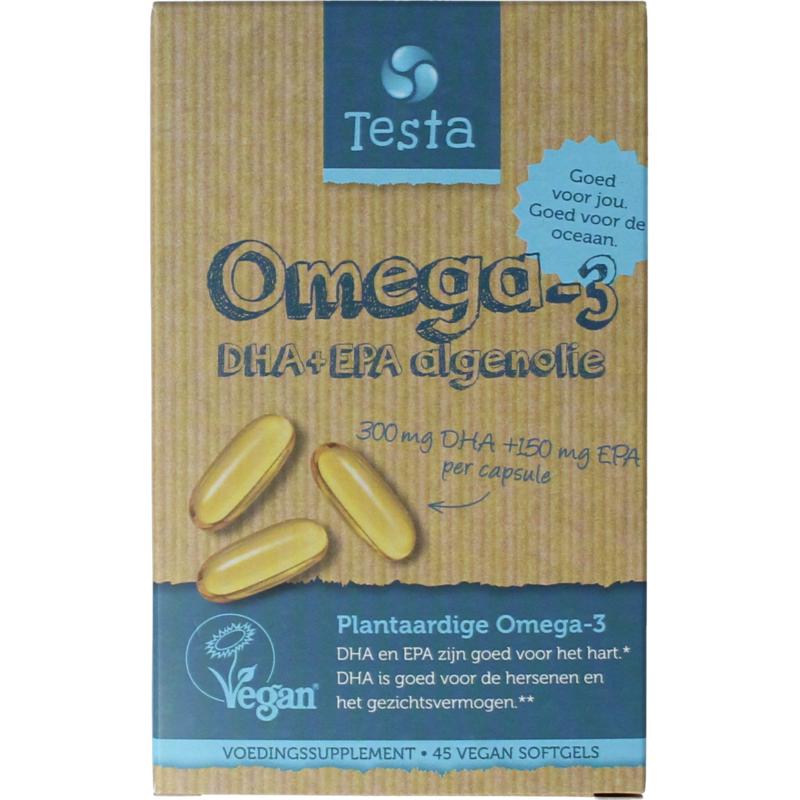 Testa Omega-3 Algenolie Dha+Epa Veg Softg325/150mg