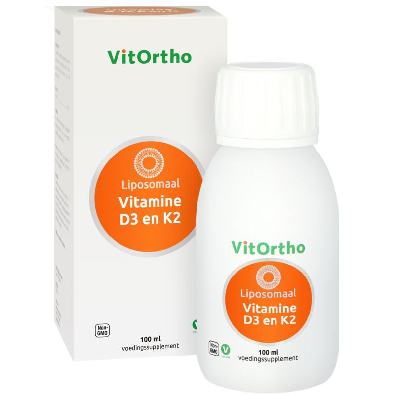 Vitortho Vitamine D3 en K2 Liposomaal