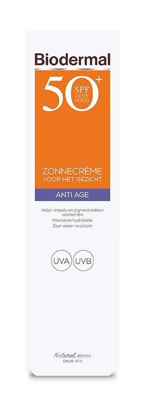 Biodermal | Anti Age Zonnecreme Gezicht SPF50+