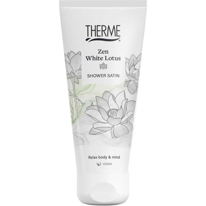 Zen White Lotus Shower