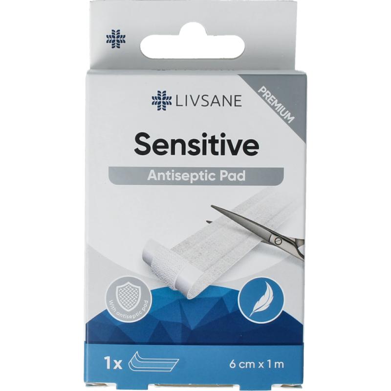 Pleister Livsane Premium Sensitive 1mx6cm