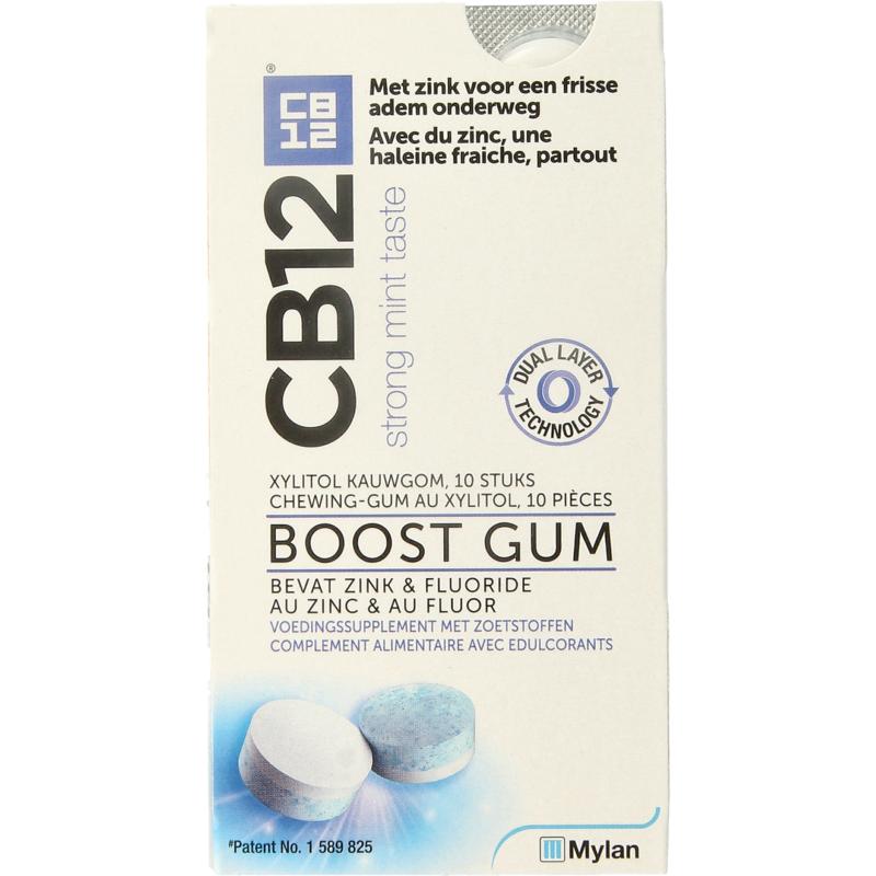 Cb12 Boost Chewing Gum Strong Mint