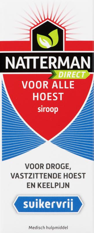 Natterman Direct Voor Alle Hoest Siroop Suikervrij