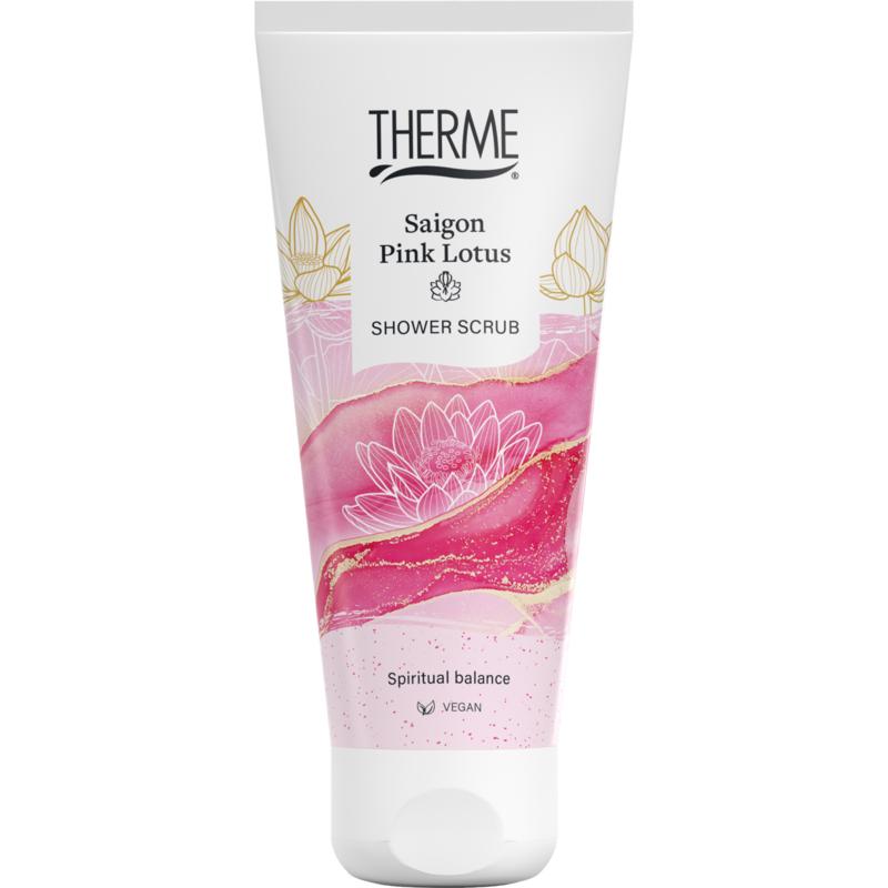 Therme Saigon Pink Lotus Shower Scrub