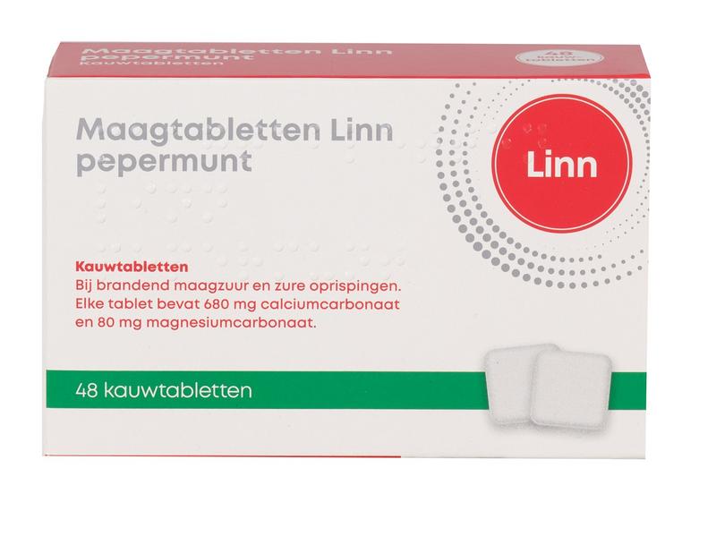 Linn Maagtablet Pepermunt
