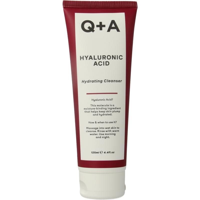 Hyaluronic Acid Cleansing Gel 125ml Q+a eFarma Apotheek En Drogist