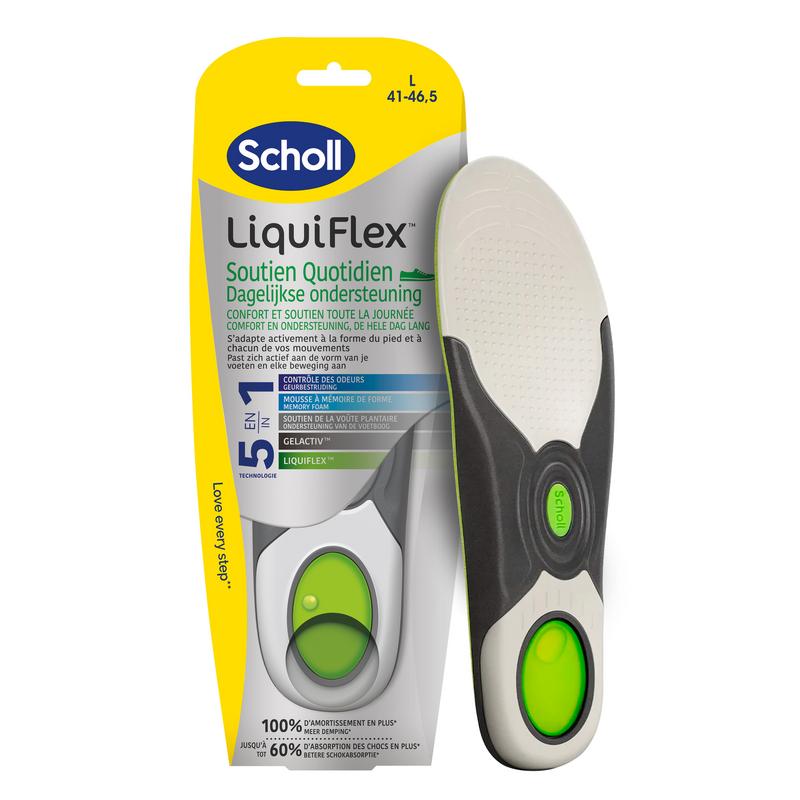 Scholl Liquiflex Inlegzool Dagelijkse Ondersteun L