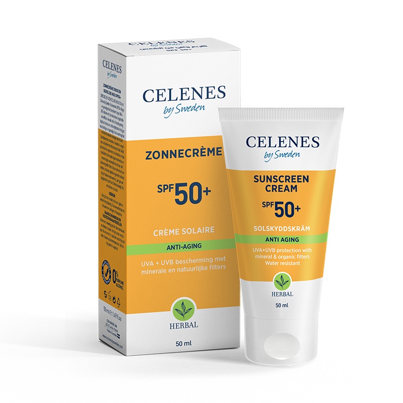Celenes Zonnecreme Herbal Anti Aging SPF50+