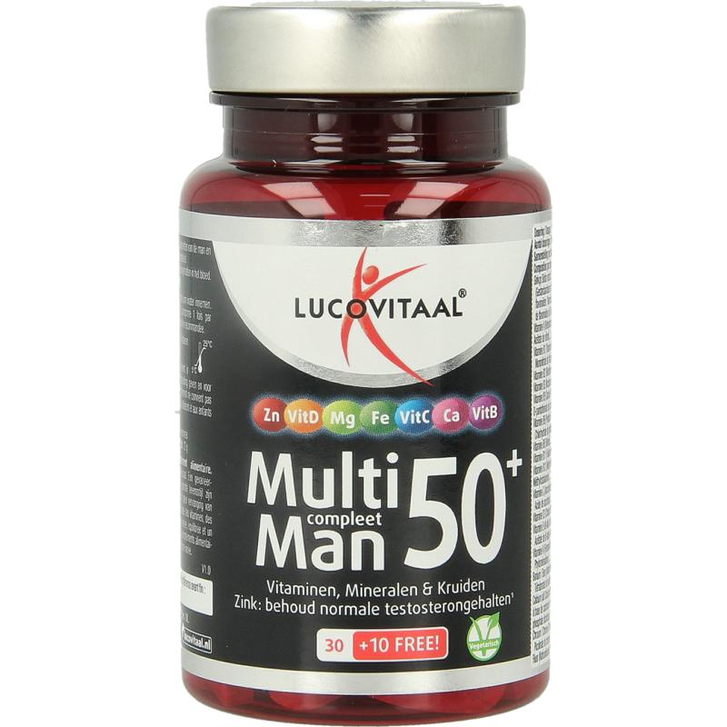 Lucovitaal Multi Compleet Man 50+ Tablet