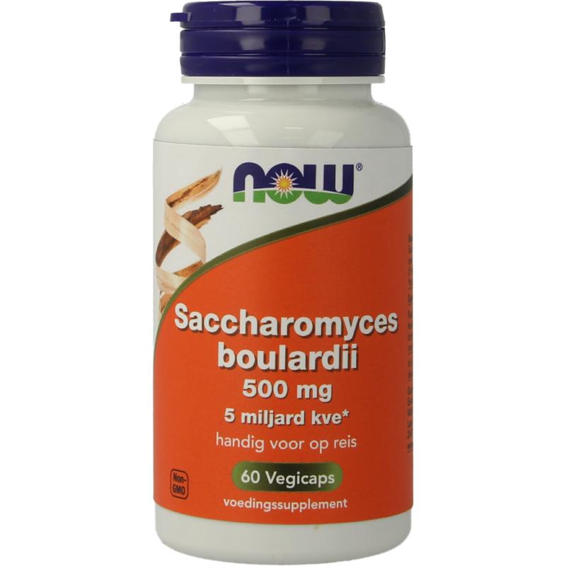 Now Saccharomyces Boulardii Vcaps 500mg