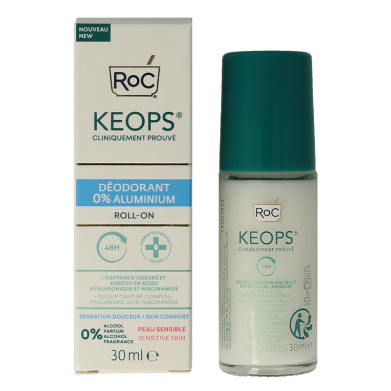 Roc Keops Deodorant Roll-On 0% Aluminium