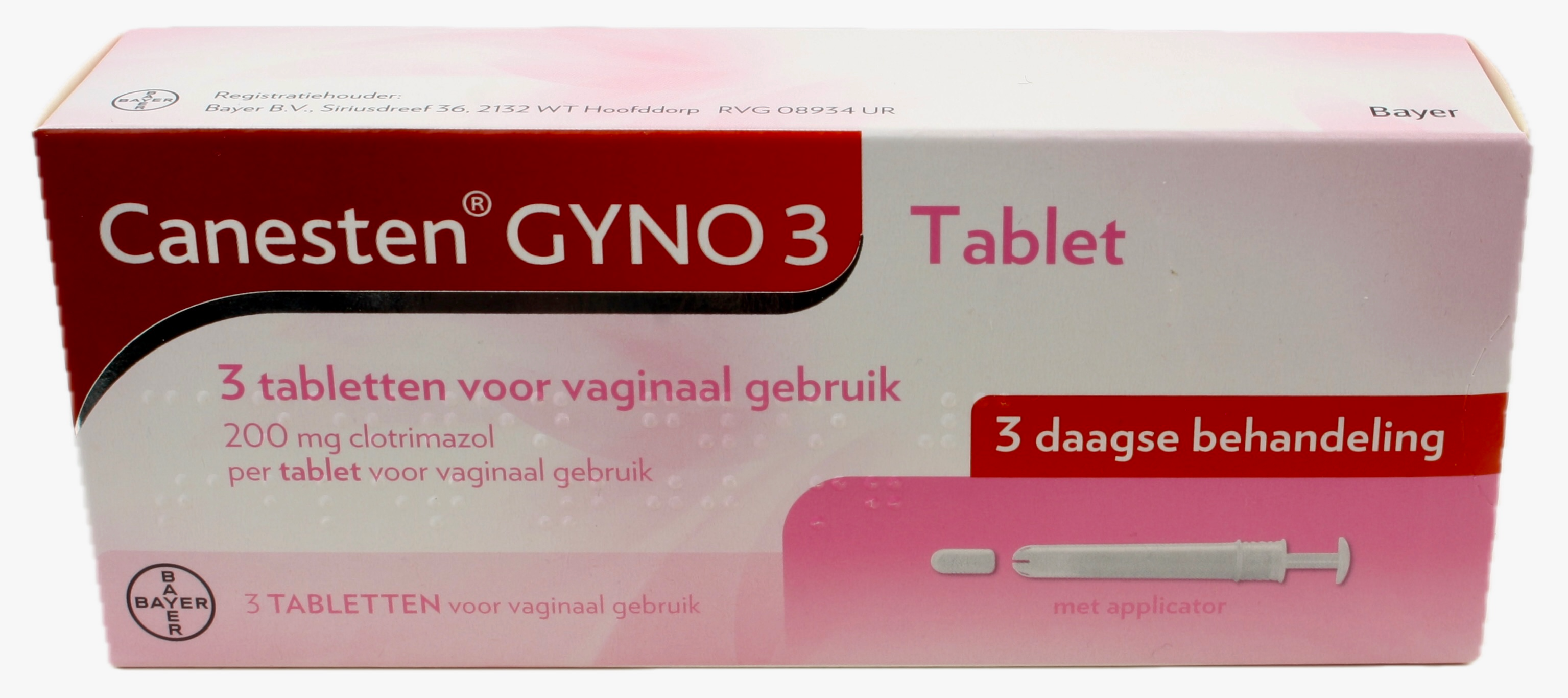 Canesten Gyno 3 Vaginaaltablet 200mg + Applicator