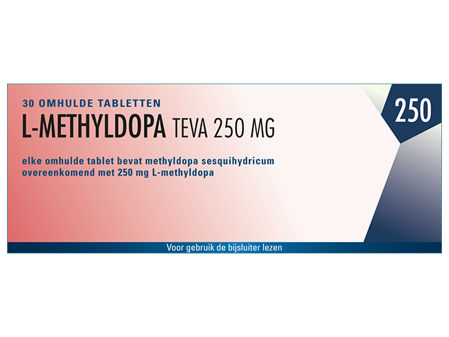Methyldopa (L) Teva Tablet 250mg