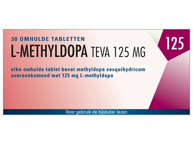 Methyldopa (L) Teva Tablet 125mg