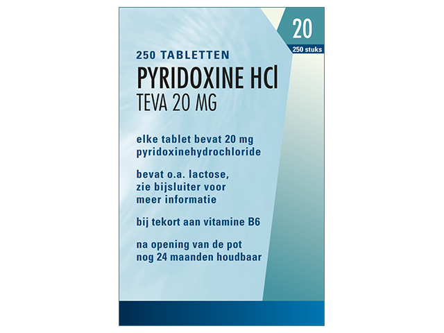Pyridoxine Hcl Teva Tablet 20mg