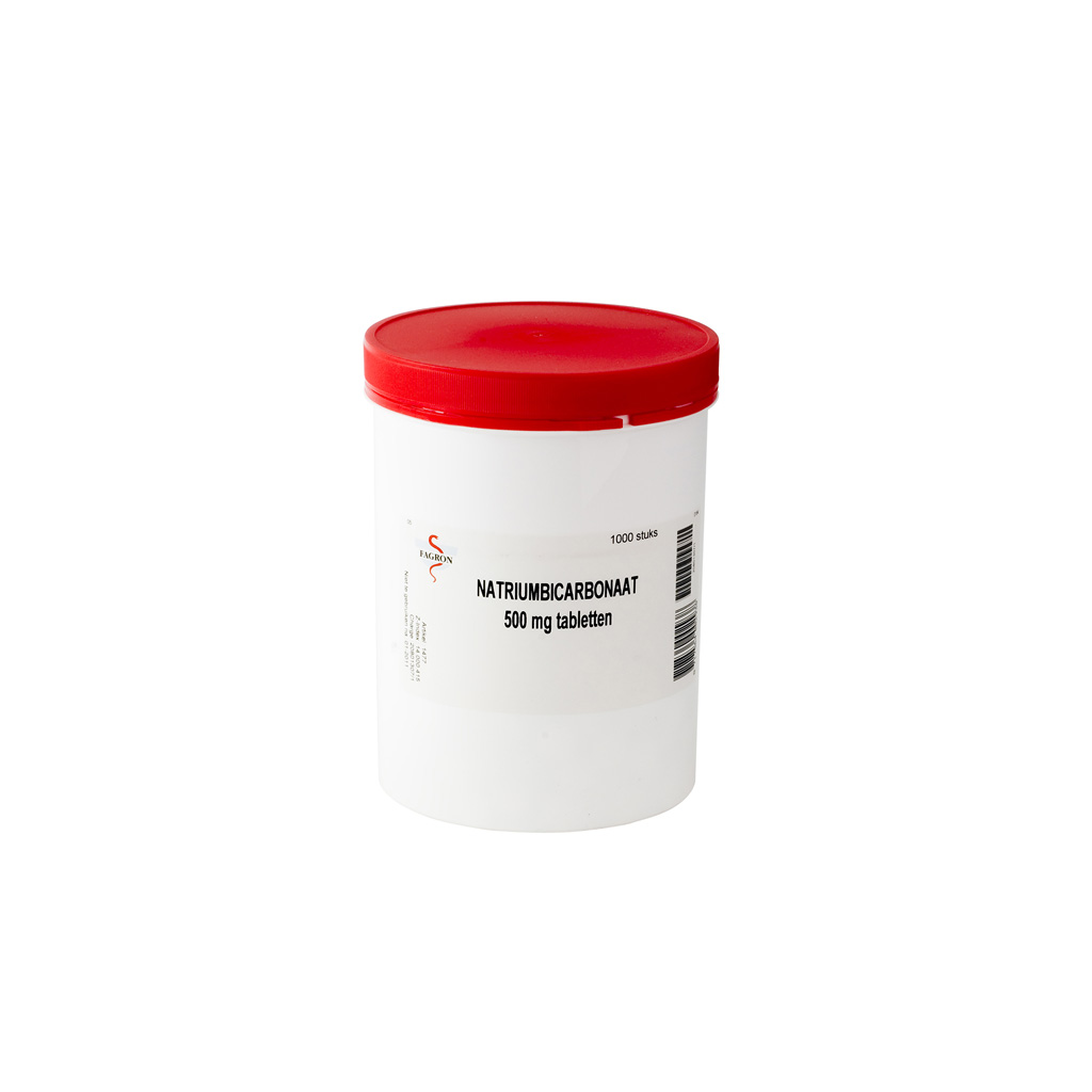 Natriumbicarbonaat Tablet 500mg Fagron