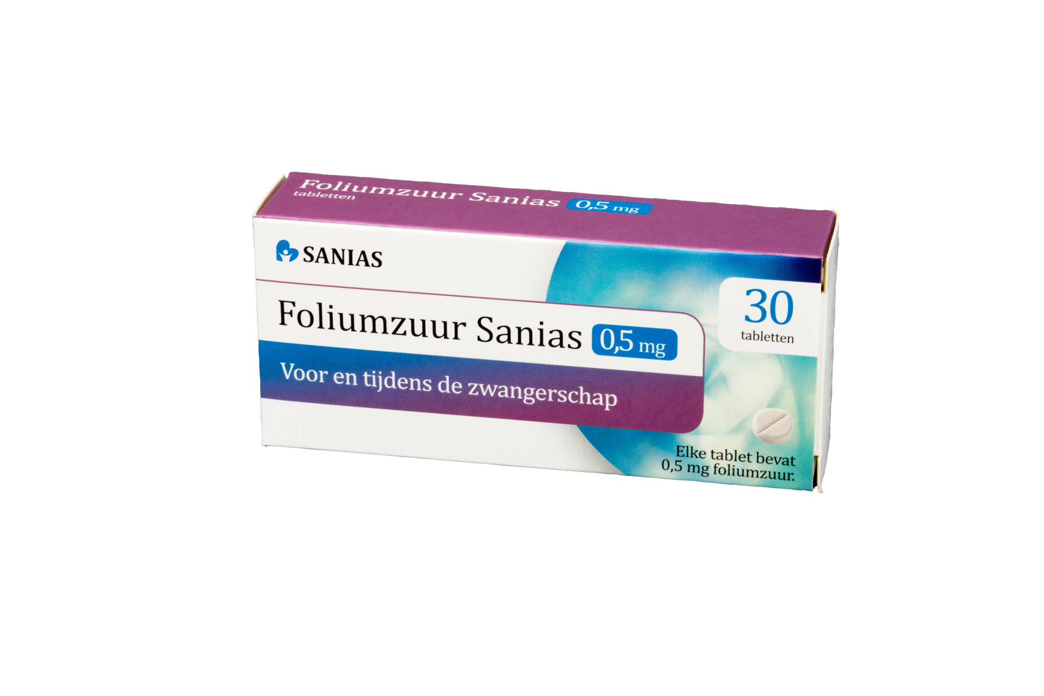 Folic Acid Sanias Tablet 0.5mg