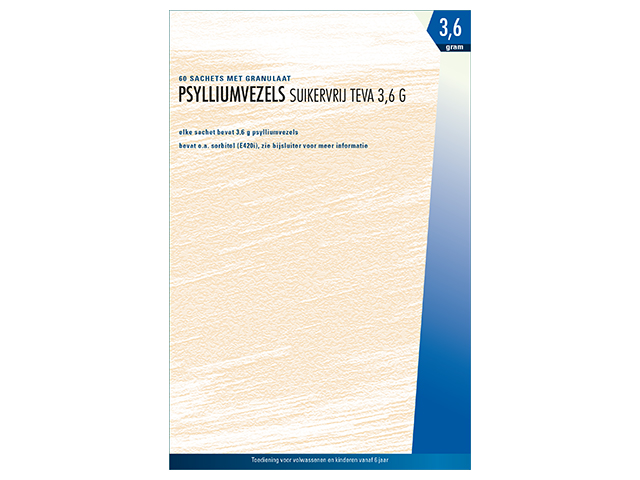 Psylliumvezels Teva Granulaat Skvr 3,6g In Sachet