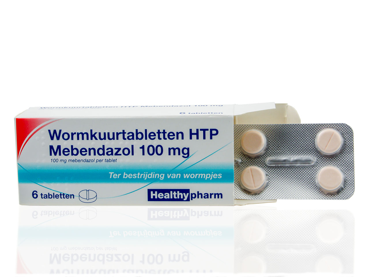 Htp Wormkuurtablet Mebendazol 100mg