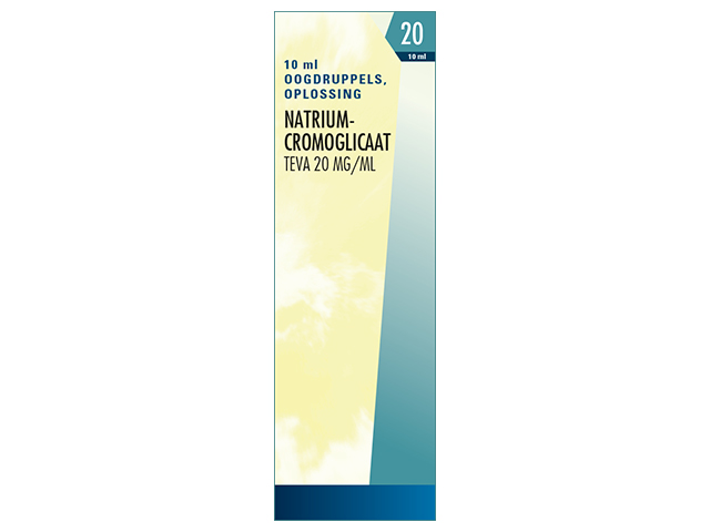 Product Natriumcromoglicaat Teva Oogdruppels 20mg/ml F10ml