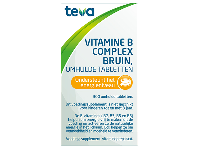 Vitamine B Complex Tablet Bruin Teva