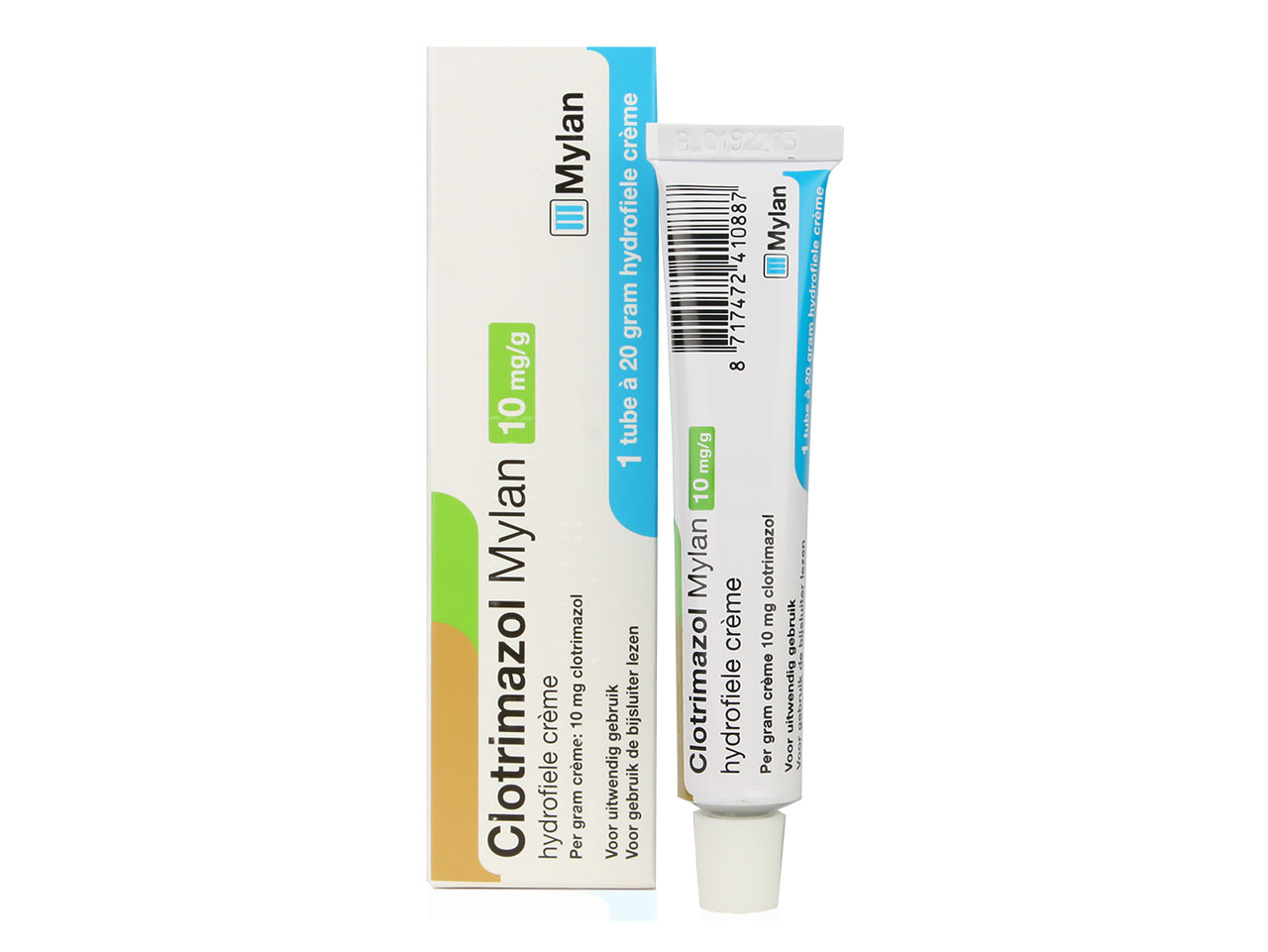 Clotrimazol Mylan Hydrofiele Creme 10mg/G