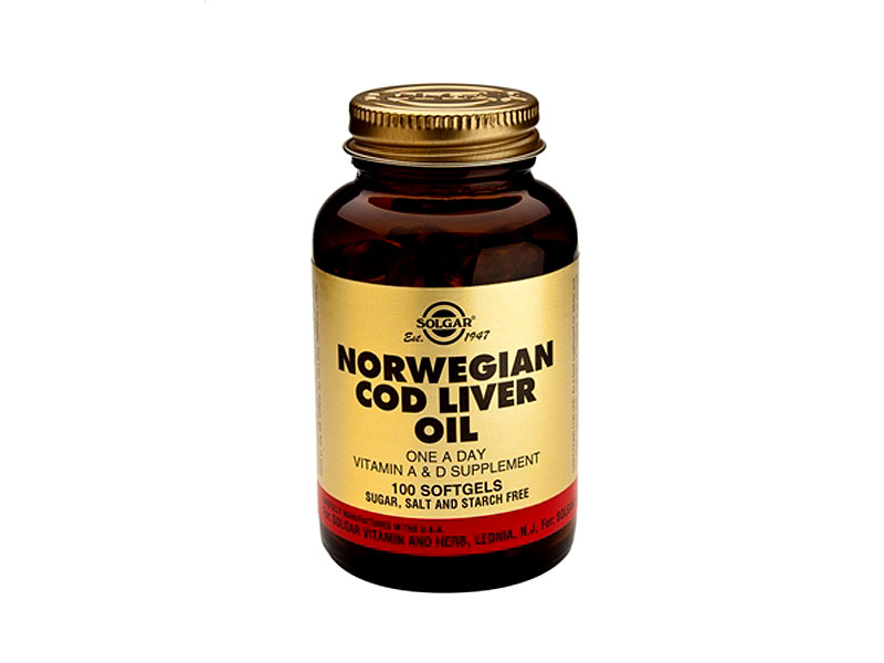 Solgar Cod Liver Oil (Levertraan) Softgels 0941