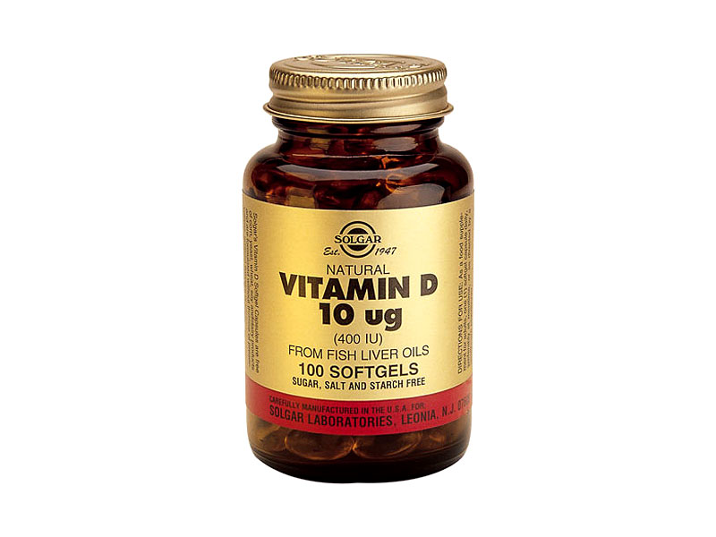 Solgar D-3 10mcg (400iu) Softgels 3320