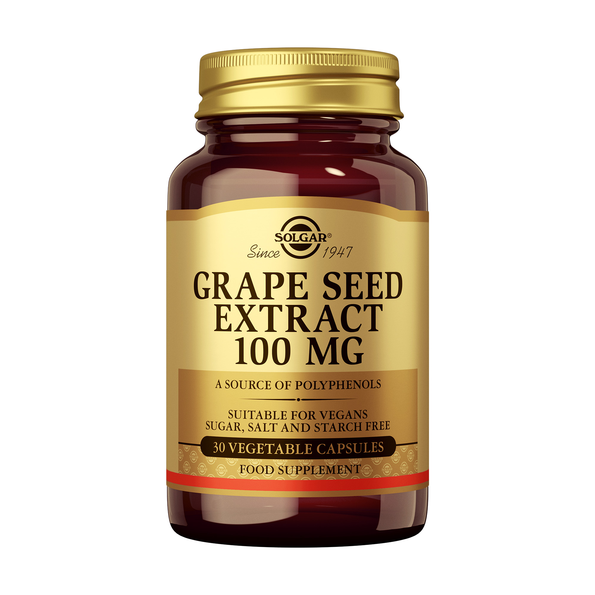 Solgar Grape Seed (Druivenpit) Extract 100mg Vegicaps 1355