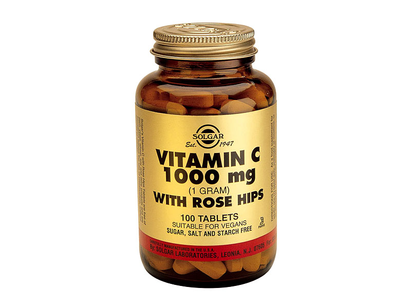 Solgar C Rose Hips 1000mg Tabs 2400