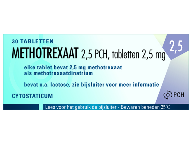 Methotrexaat Pch 2,5mg Tabl