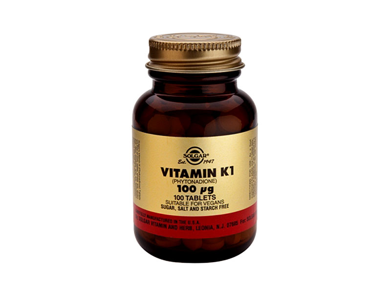 Solgar K (Phytomenadion) 100mcg Tabs 3600