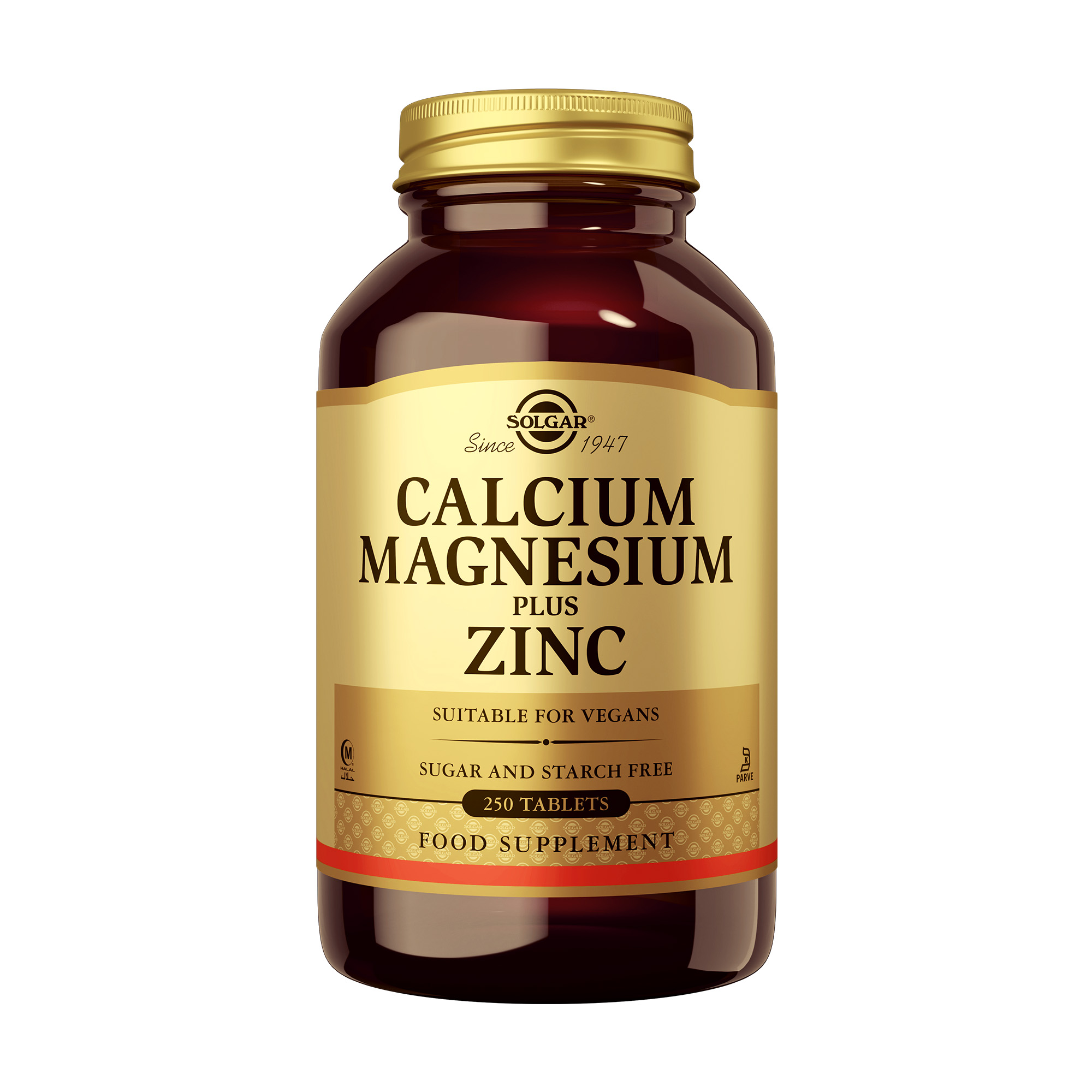 Solgar Calcium Magnesium Plus Zinc Tabs