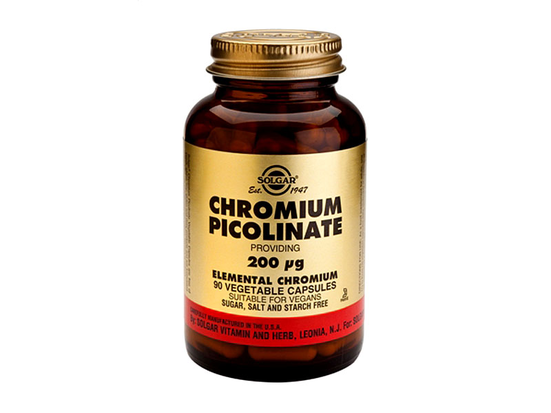 Solgar Chromium Picolinate 200mcg Vegicaps